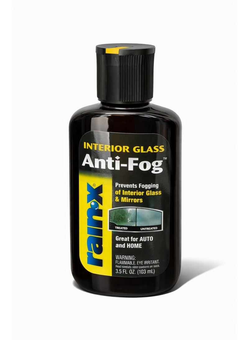Rain-X Interior Glass Anti-Fog – Prevents Fogging on Car Windows & Mirrors | 103 ml